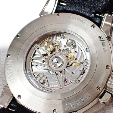 腕時計 ハリーウィンストン Harry Winston オーシャン ビッグデイト OCEABD42WW002 自動巻き メンズ K18WG無垢 純正ダイヤ 限定20本