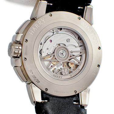腕時計 ハリーウィンストン Harry Winston オーシャン ビッグデイト OCEABD42WW002 自動巻き メンズ K18WG無垢 純正ダイヤ 限定20本