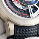 腕時計 ハリーウィンストン Harry Winston オーシャン プロジェクト Z8 デュアルタイム OCEATZ44ZZ009 自動巻き メンズ 黒 青 赤 GMT 限定