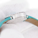 腕時計 ヴァンクリーフアーペル Van Cleef & Arpels ヴィンテージ アルハンブラ 336574 クオーツ レディース メーカーOH済 K18WG無垢 ターコイズ