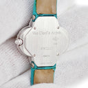 腕時計 ヴァンクリーフアーペル Van Cleef & Arpels ヴィンテージ アルハンブラ 336574 クオーツ レディース メーカーOH済 K18WG無垢 ターコイズ