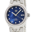 腕時計 タグホイヤー TAG Heuer リンク キャリバー5 フルダイヤモンド 41mm WBC2116.BA0660 自動巻き メンズ ブルー シェル 青 デイト