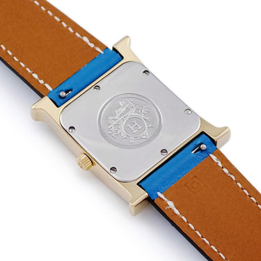 腕時計 エルメス HERMES Hウォッチ MM HH1.510 クオーツ メンズ レディース H型 ホワイト 白 アラビア ギョウシェ