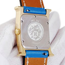 腕時計 エルメス HERMES Hウォッチ MM HH1.510 クオーツ メンズ レディース H型 ホワイト 白 アラビア ギョウシェ