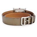 腕時計 エルメス HERMES Hウォッチ PM ドゥブルトゥール HH1.235 W046512WW00 クオーツ レディース 純正ダイヤ ホワイト シェル H型