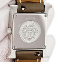 腕時計 エルメス HERMES Hウォッチ PM ドゥブルトゥール HH1.235 W046512WW00 クオーツ レディース 純正ダイヤ ホワイト シェル H型
