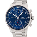腕時計 IWC IWC ポルトギーゼ ヨットクラブ クロノグラフ IW390701 自動巻き メンズ ブルー 青 デイト スモールセコンド