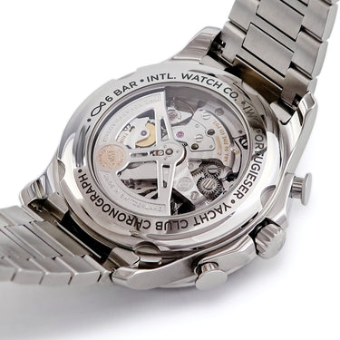 腕時計 IWC IWC ポルトギーゼ ヨットクラブ クロノグラフ IW390701 自動巻き メンズ ブルー 青 デイト スモールセコンド