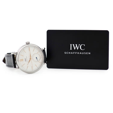 腕時計 IWC IWC ポートフィノ ポインターデイト IW359201 自動巻き メンズ バー ローマン シルバー ラウンド