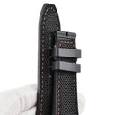 フランクミュラー FRANCK MULLER 純正 ヴァンガード V45用 ファブリック×ラバーバンド ブラック ナイロン ラバー 腕時計パーツ 新品同様 ベルト 取付ネジ付き 29mm ブラック 黒