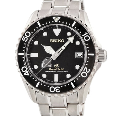 腕時計 グランドセイコー Grand Seiko スプリングドライブ ダイバーズ SBGA031 9R65-0AN0 自動巻き メンズ 黒 デイト パワーリザーブ