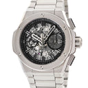 腕時計 ウブロ HUBLOT ビッグバン インテグレーテッド チタニウム YOSHIDA 451.NX.1140.NX.YOS 自動巻き メンズ メーカーOH済 限定