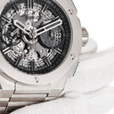 腕時計 ウブロ HUBLOT ビッグバン インテグレーテッド チタニウム YOSHIDA 451.NX.1140.NX.YOS 自動巻き メンズ メーカーOH済 限定