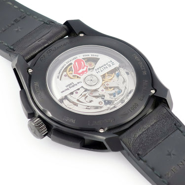 腕時計 ゼニス ZENITH クロノマスター 1969 トリビュート トゥ ザ ローリングストーンズ 96.2260.4061 自動巻き メンズ 黒 限定