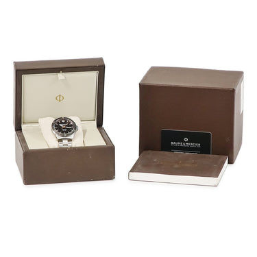 腕時計 ボーム&メルシエ BAUME&MERCIER クリフトン クラブ M0A10340 自動巻き メンズ ブラック 逆回転防止ベゼル デイト