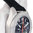 腕時計 ゼニス ZENITH パイロット ビッグデイト フライバック 03.4000.3652/21.I001 自動巻き メンズ ブラック エルプリメロ