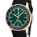 腕時計 ブライトリング BREITLING ナビタイマー オートマチック GMT 41 R32310251L1P1 R32310 自動巻き メンズ K18RG無垢 グリーン