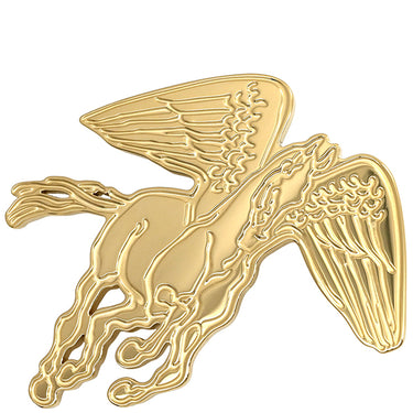 エルメス HERMES ぺガス・グラヴェ H603872S ゴールド GP スカーフリング ペガサスモチーフ カレ用