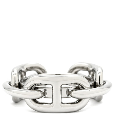 エルメス HERMES レガード カレ90用 H601107S シルバー メタル スカーフリング ルガデ シェーヌダンクルモチーフ