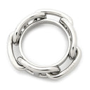 エルメス HERMES レガード カレ90用 H601107S シルバー メタル スカーフリング ルガデ シェーヌダンクルモチーフ