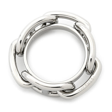 エルメス HERMES レガード カレ90用 H601107S シルバー メタル スカーフリング ルガデ シェーヌダンクルモチーフ