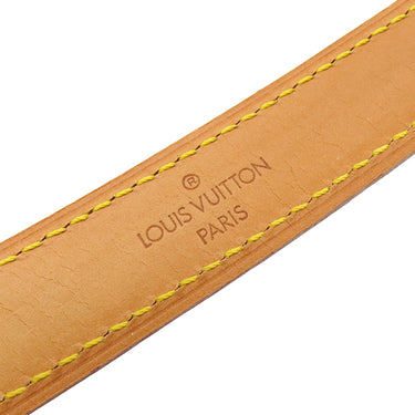 ルイヴィトン LOUIS VUITTON レッス バクスターMM M58051 ナチュラル ヌメ革 小物 ゴールド金具 犬 中型犬 リード リーシュ 散歩紐 ドッグリード ペット用品