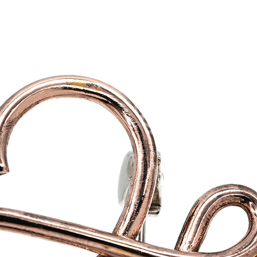 ロエベ LOEWE アナグラム マルチカラ― メタル ブローチ ロゴマーク アクセント 大振り スクエア