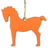 エルメス HERMES プティアッシュ ウマ オレンジ×イエロー ヴォーエプソン トリヨンクレマンス バッグチャーム 馬 petit H