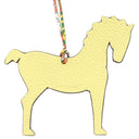 エルメス HERMES プティアッシュ ウマ オレンジ×イエロー ヴォーエプソン トリヨンクレマンス バッグチャーム 馬 petit H