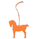 エルメス HERMES プティアッシュ ウマ オレンジ×イエロー ヴォーエプソン トリヨンクレマンス バッグチャーム 馬 petit H