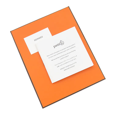 エルメス HERMES プティアッシュ ウマ オレンジ×イエロー ヴォーエプソン トリヨンクレマンス バッグチャーム 馬 petit H