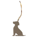 エルメス HERMES プティアッシュ ラブラドール レトリバー エトゥープ×ピンク トゴ シェーブル バッグチャーム 犬 petit H