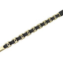 シャネル CHANEL スクエア シェイプ 54□16 3408-S-A ブラック×ゴールド プラスチック メタル サングラス ココマーク CC ブルーレンズ