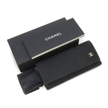 シャネル CHANEL スクエア シェイプ 54□16 3408-S-A ブラック×ゴールド プラスチック メタル サングラス ココマーク CC ブルーレンズ