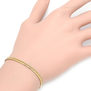 喜平 KIHEI K18 18金 17.1cm 4.8g 8面トリプル イエローゴールド K18YG ブレスレット 造幣局検定マーク ショッピングローン対応していません