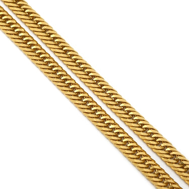 喜平 KIHEI K18 18金 40.2cm 10.2g 12面 トリプル イエローゴールド K18YG ネックレス 造幣局検定マーク ※ショッピングローン対応していません