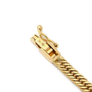 喜平 KIHEI K18 18金 16.2cm 4.6g 12面トリプル イエローゴールド K18YG ブレスレット 造幣局検定マーク ※ショッピングローン対応していません