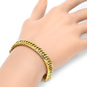 喜平 KIHEI K18 18金 18.1cm 30.3g 16面トリプル イエローゴールド K18YG ブレスレット 造幣局検定マーク ※ショッピングローン対応していません