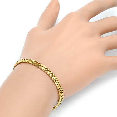 喜平 KIHEI K18 18金 17cm 10.4g 16面トリプル イエローゴールド K18YG ブレスレット 造幣局検定マーク ※ショッピングローン対応していません