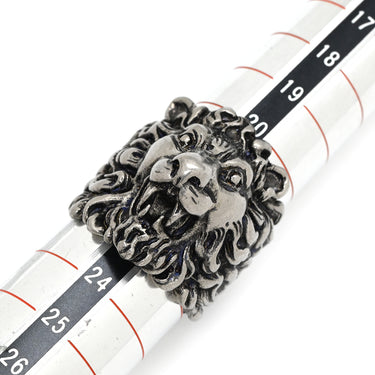 グッチ GUCCI ライオンヘッド 402763 シルバー メタル #23 リング 指輪 ヴィンテージ金具 エイジングパラジウム アニマルモチーフ 22号