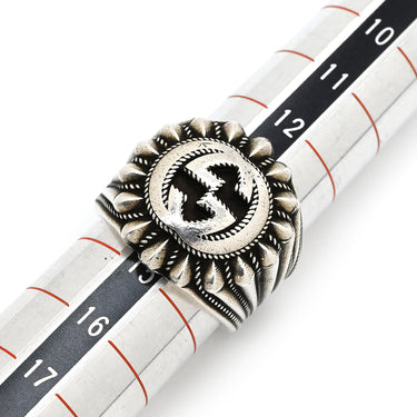 グッチ GUCCI インターロッキングG ロゴ 728399 シルバー シルバー925 #13 リング 指輪 ヴィンテージ金具 AG925 SV925 13.5号