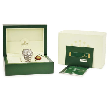 腕時計 ロレックス ROLEX デイデイト II 218239BG 自動巻き メンズ K18WG無垢 純正ダイヤ&サファイア バゲット ランダム番