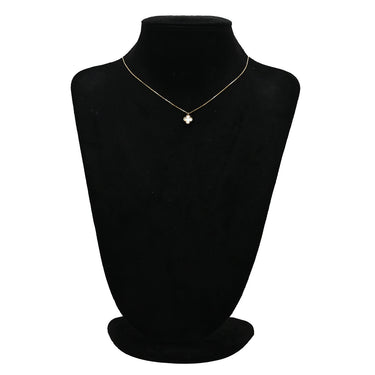 ヴァンクリーフアーペル Van Cleef & Arpels スウィート アルハンブラ ペンダント VCARF69100 パールホワイト×イエローゴールド K18YG マザーオブパール ネックレス 白 Au750 シェル