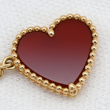 ヴァンクリーフアーペル Van Cleef & Arpels ラッキーアルハンブラ 4モチーフ VCARD79600 マルチカラー×イエローゴールド K18YG カーネリアン タイガーズアイ マザーオブパール マラカイト ブレスレット K18 マルチストーン VCA