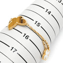 ヴァンクリーフアーペル Van Cleef & Arpels ラッキーアルハンブラ 4モチーフ VCARD79600 マルチカラー×イエローゴールド K18YG カーネリアン タイガーズアイ マザーオブパール マラカイト ブレスレット K18 マルチストーン VCA