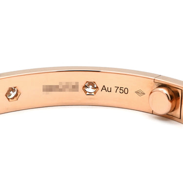 カルティエ Cartier LOVE ラブブレスレット クラシックモデル フルダイヤ CRB6070200 ピンクゴールド K18PG ダイヤモンド #16 ブレスレット 18K RG ダイヤ 10P 新型