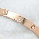 カルティエ Cartier LOVE ラブブレスレット クラシックモデル フルダイヤ CRB6070200 ピンクゴールド K18PG ダイヤモンド #16 ブレスレット 18K RG ダイヤ 10P 新型