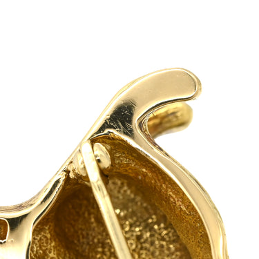 ティファニー Tiffany & Co キャットモチーフ パールホワイト×イエローゴールド K18YG パール ブローチ T＆Co. Au750 18K パール 真珠 ヴィンテージ