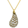 ティファニー Tiffany & Co ティアドロップ ダイヤモンド ラージ イエローゴールド K18YG ダイヤモンド ネックレス T＆Co. Au750 18K エルサペレッティ しずく