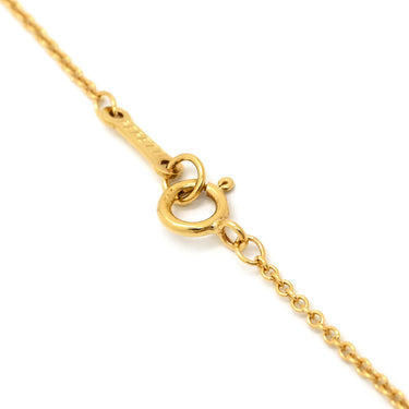 ティファニー Tiffany & Co ティアドロップ ダイヤモンド ラージ イエローゴールド K18YG ダイヤモンド ネックレス T＆Co. Au750 18K エルサペレッティ しずく